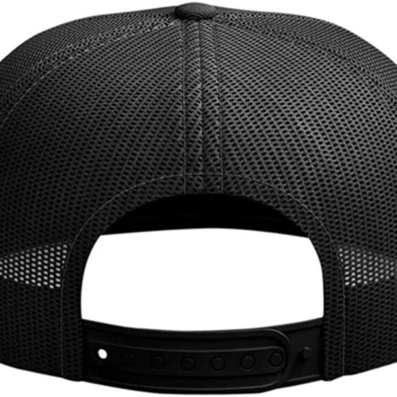 Thin Blue Line American Flag Snapback Cap Hat - Picture 3 of 6